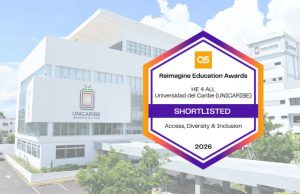 UNICARIBE entra a QS Reimagine Education Awards 2026 con su modelo de educación superior inclusiva.